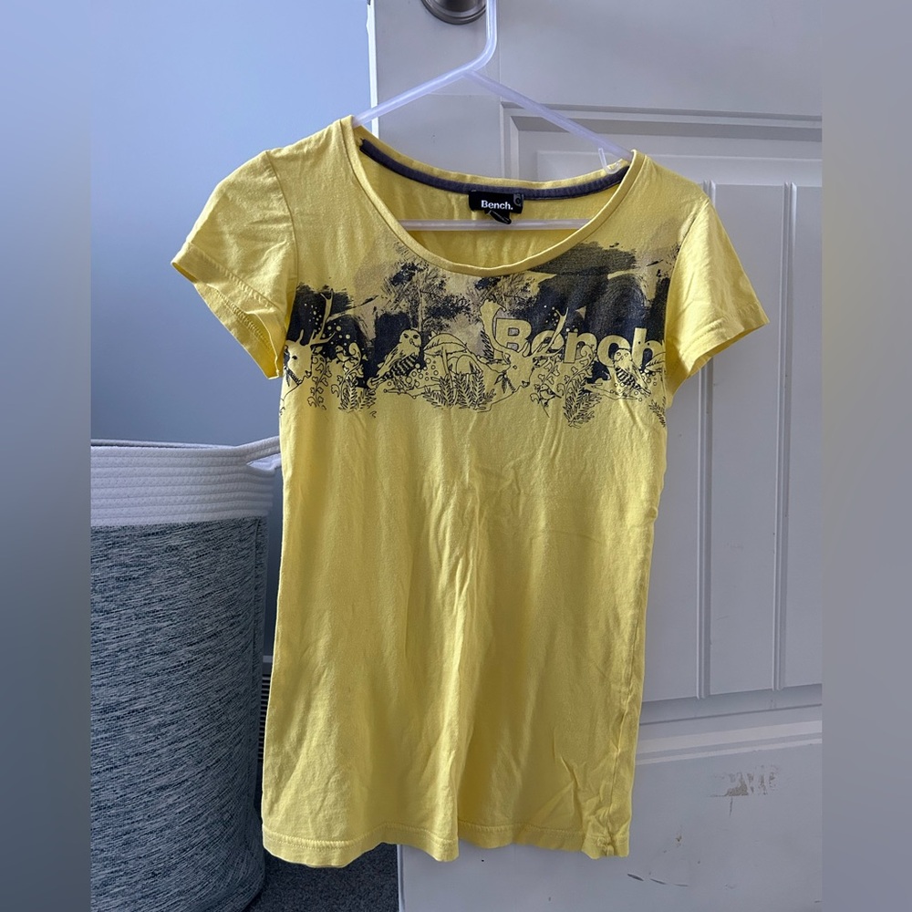 Bench Women's Vibrant Yellow Graphic Tee